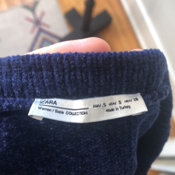 Zara Sweaters Zara Chenille Layered Sweater Poshmark